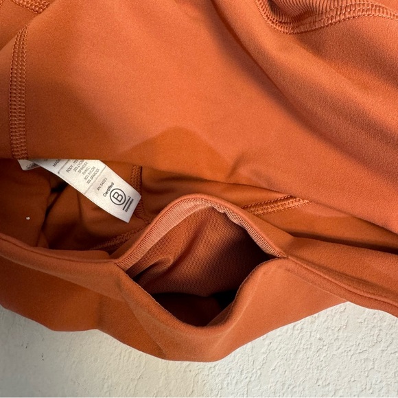 Athleta Rust Rise Up Rib 7/8 Yoga Fitness Pant Med Tall - Picture 6 of 10